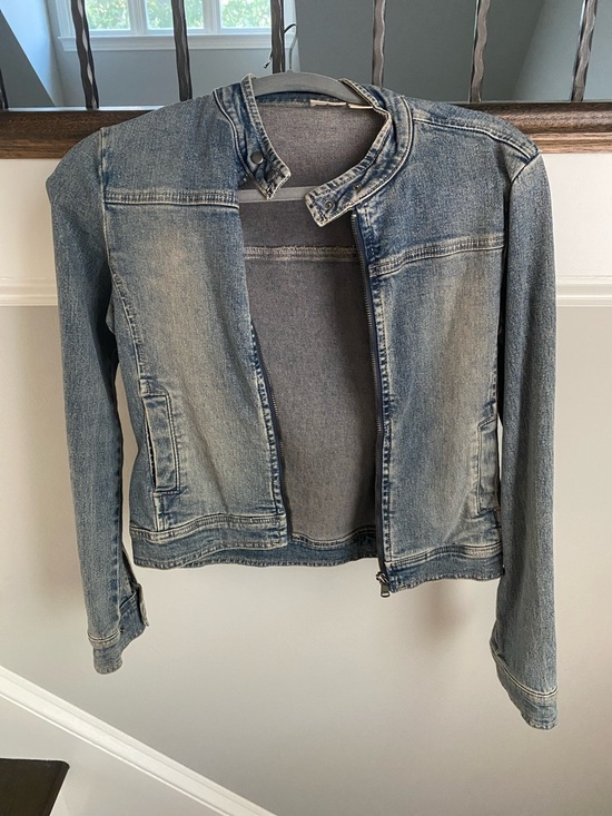 Rubbish Jackets & Blazers - Rubbish Light Wash Denim Jacket with Snap Collar